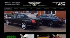 Desktop Screenshot of martinatkinsoncars.co.uk